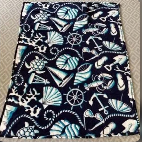 Vera Bradley Other - Vera Bradley Travel Blanket “Shore Enough”